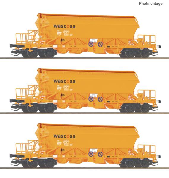 ROCO 6680063 - 3-tlg. Set: Kaliwagen, Wascosa